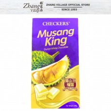 CHECKERS BAR MUSANG KING DURIAN WHITE 100G (40/CTN)