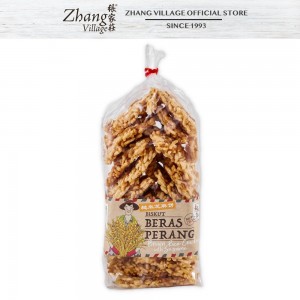 LZJ BROWN RICE CRACKER 160G 糙米芝麻饼