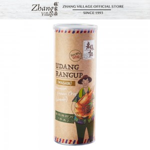 LZJ WASABI PRAWN CHIPS 95G 香脆鲜虾片(芥末)