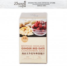 CH GINSENG BENTONG H/GINGER RED DATES CONCENTRATE JUICE 390g 人參高山文冬姜灰枣浓缩汁